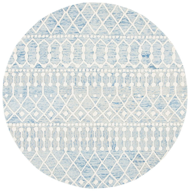 Safavieh Blossom Blm115M Blue/Ivory Rugs.