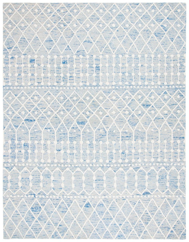 Safavieh Blossom Blm115M Blue/Ivory Rugs.