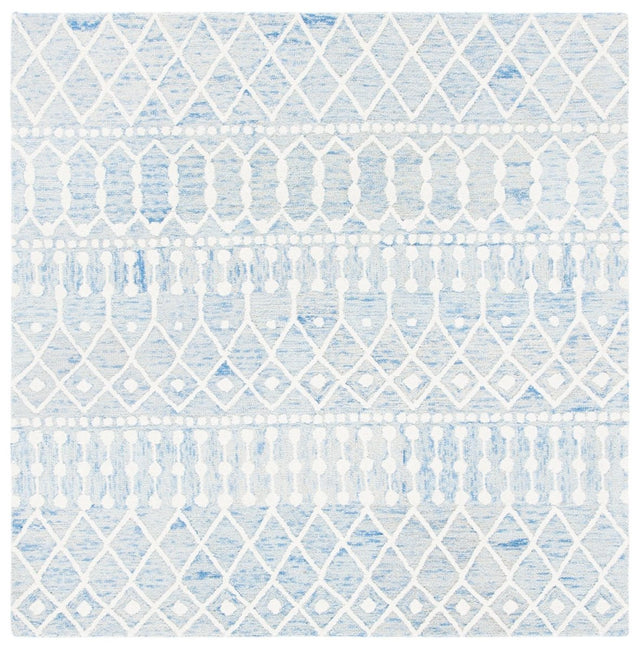 Safavieh Blossom Blm115M Blue/Ivory Rugs.