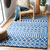 Safavieh Blossom Blm115N Navy/Ivory Rugs.