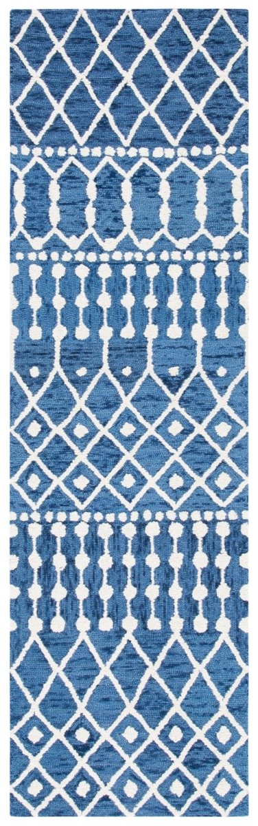 Safavieh Blossom Blm115N Navy/Ivory Rugs.