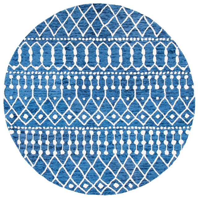 Safavieh Blossom Blm115N Navy/Ivory Rugs.