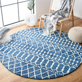 Safavieh Blossom Blm115N Navy/Ivory Rugs.