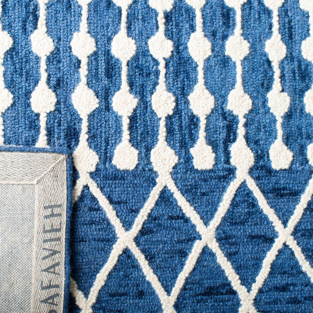 Safavieh Blossom Blm115N Navy/Ivory Rugs.