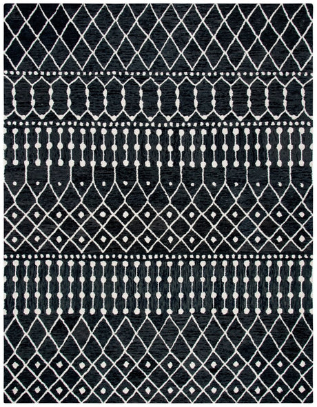 Safavieh Blossom Blm115Z Black/Ivory Rugs.