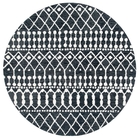 Safavieh Blossom Blm115Z Black/Ivory Rugs.