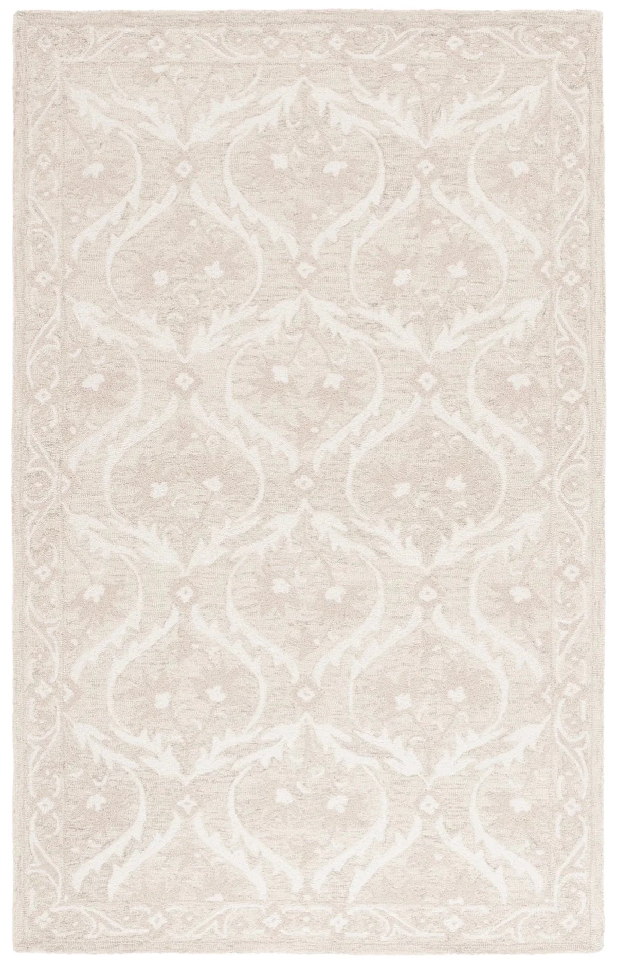 Safavieh Blossom 4'-0" x 6'-0" Rug in Beige / Ivory
