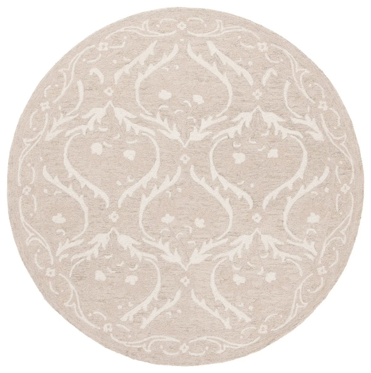 Safavieh Blossom 6'-0" x 6'-0" Rug in Beige / Ivory