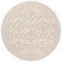 Safavieh Blossom 6'-0" x 6'-0" Rug in Beige / Ivory