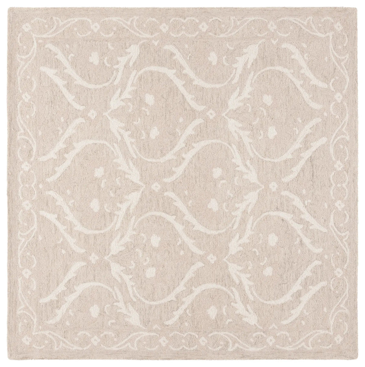 Safavieh Blossom 6'-0" x 6'-0" Rug in Beige / Ivory