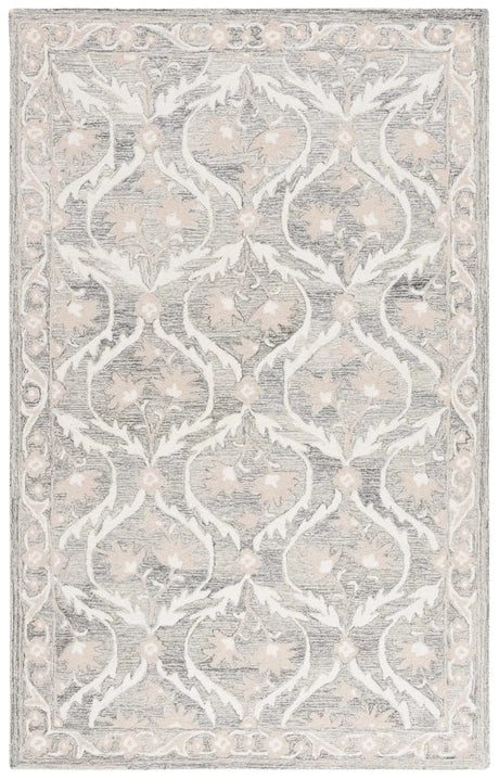 Safavieh Blossom 4'-0" x 6'-0" Rug in Grey / Ivory