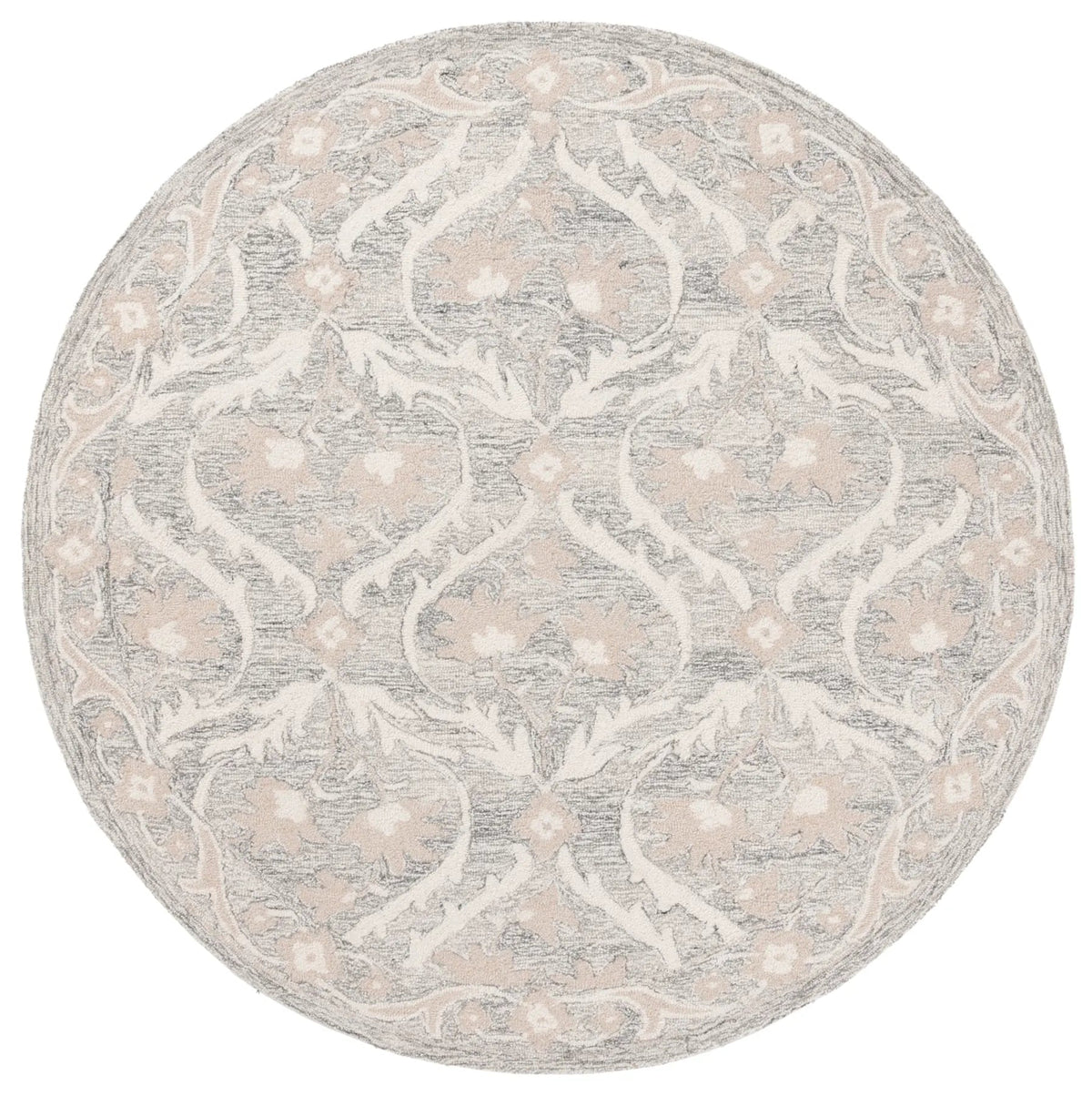 Safavieh Blossom 6'-0" x 6'-0" Rug in Grey / Ivory