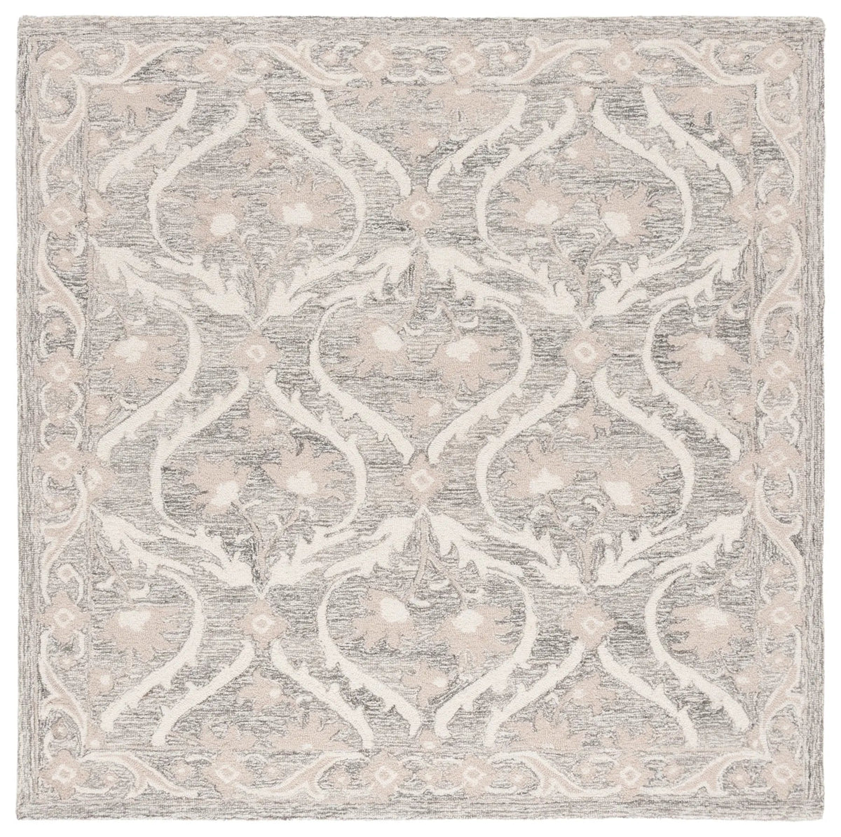 Safavieh Blossom 6'-0" x 6'-0" Rug in Grey / Ivory