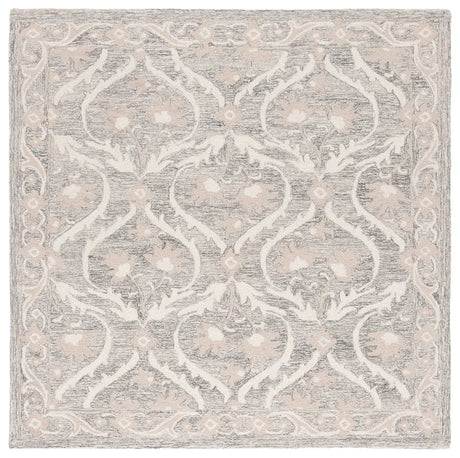 Safavieh Blossom 6'-0" x 6'-0" Rug in Grey / Ivory