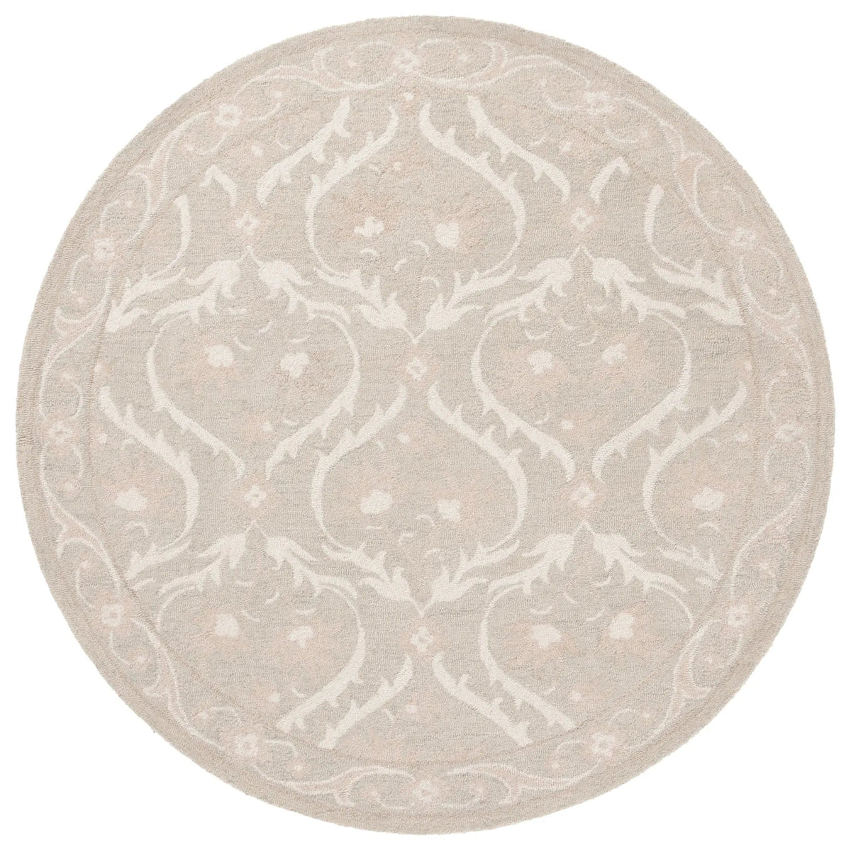 Safavieh Blossom 6'-0" x 6'-0" Rug in Light Grey / Ivory
