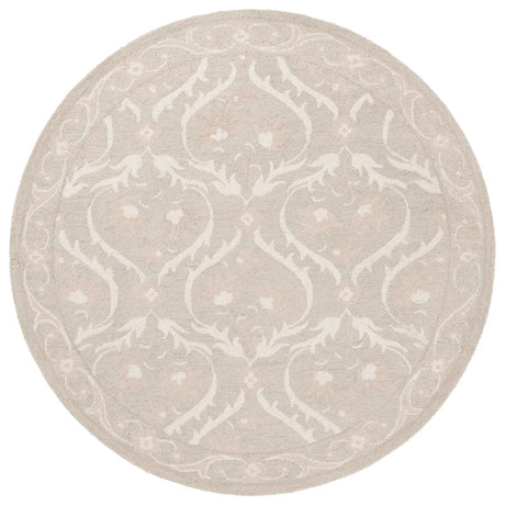 Safavieh Blossom 6'-0" x 6'-0" Rug in Light Grey / Ivory