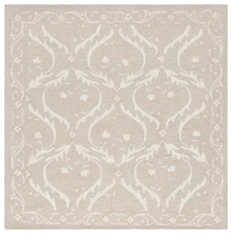 Safavieh Blossom 6'-0" x 6'-0" Rug in Light Grey / Ivory