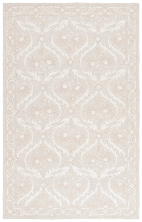 Safavieh Blossom 4'-0" x 6'-0" Rug in Silver / Ivory