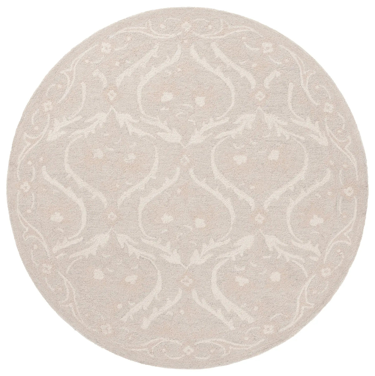 Safavieh Blossom 6'-0" x 6'-0" Rug in Silver / Ivory