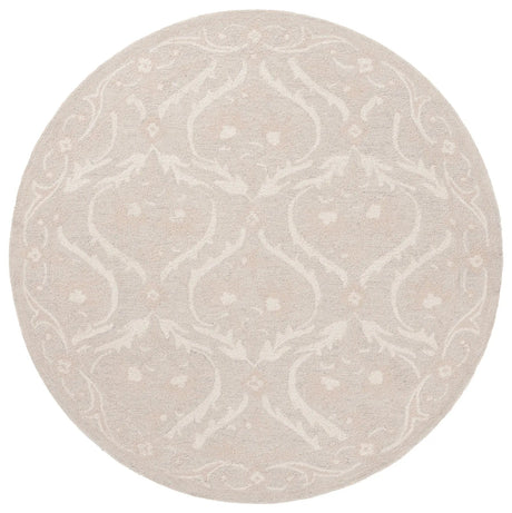 Safavieh Blossom 6'-0" x 6'-0" Rug in Silver / Ivory