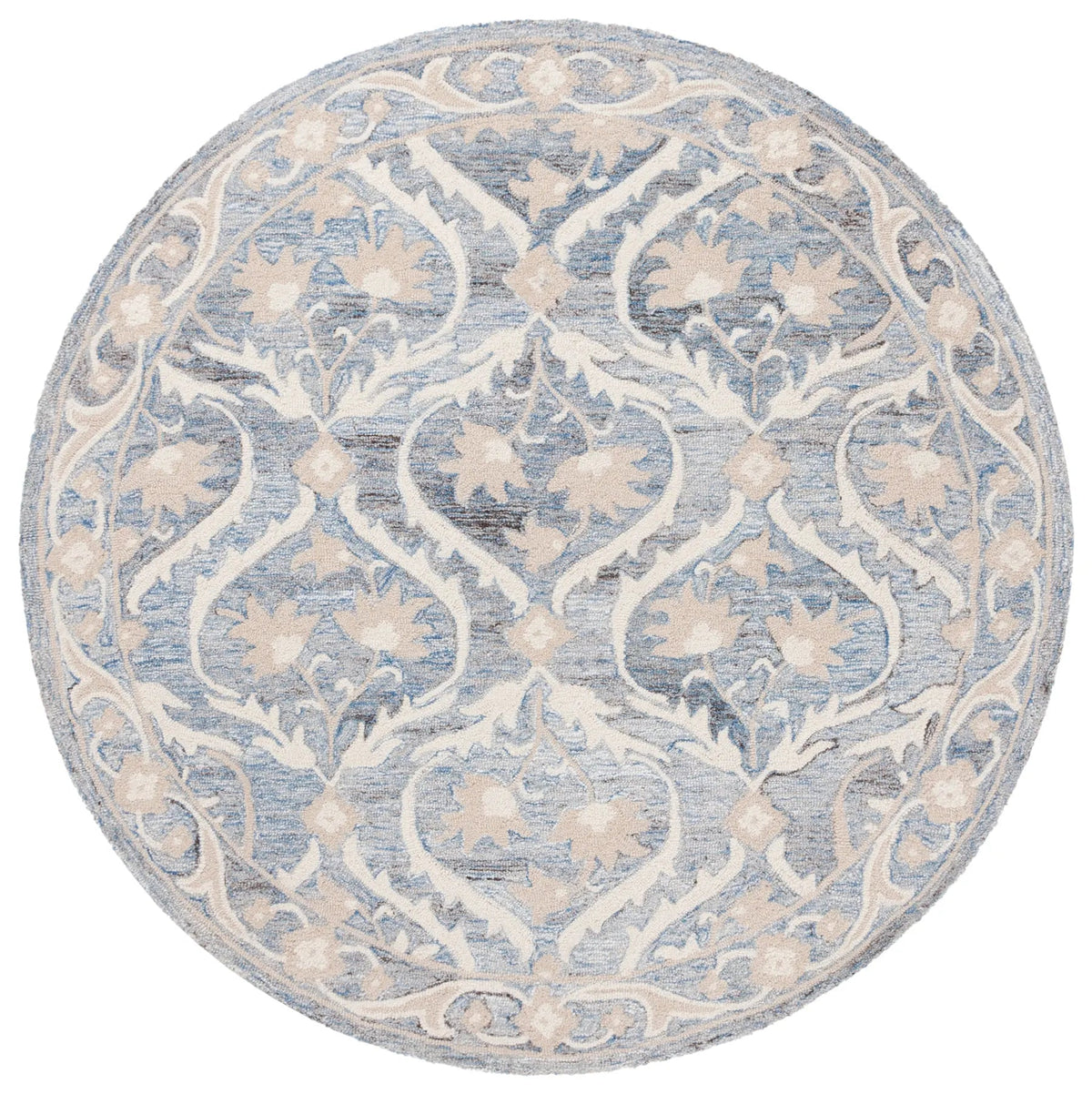 Safavieh Blossom 6'-0" x 6'-0" Rug in Blue / Ivory