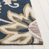 Safavieh Blossom 4'-0" x 6'-0" Rug in Navy / Red