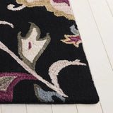 Safavieh Blossom 4'-0" x 6'-0" Rug in Black / Sage