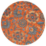 Safavieh Blossom Blm175P Rust/Blue Rug.
