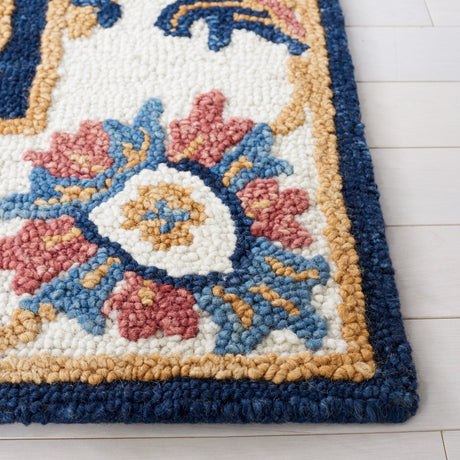 Safavieh Blossom Blm176M Blue/Ivory Rug - Safavieh - blm176m - 6r