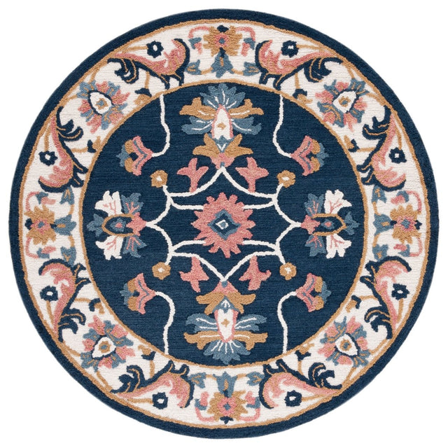 Safavieh Blossom Blm176M Blue/Ivory Rug.