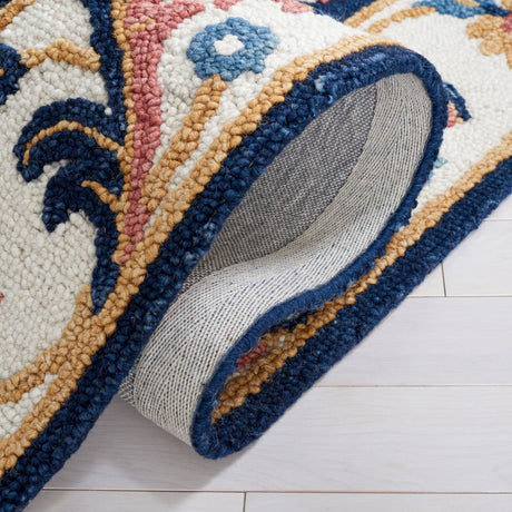 Safavieh Blossom Blm176M Blue/Ivory Rug - Safavieh - blm176m - 6r