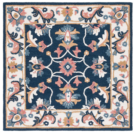 Safavieh Blossom Blm176M Blue/Ivory Rug - Safavieh - blm176m - 6sq