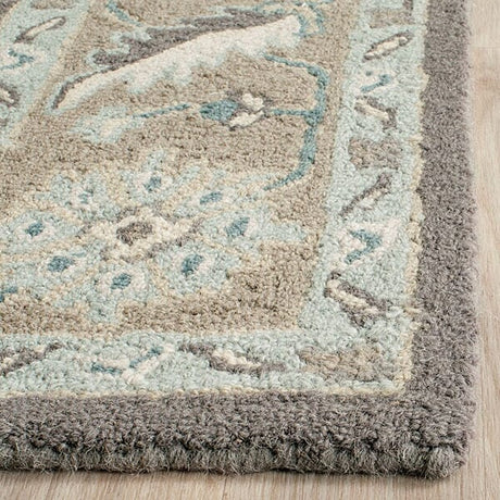 Safavieh Blossom Blm217A Dark Grey/Light Brown Rug - Safavieh - blm217a - 2