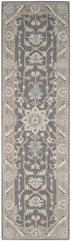 Safavieh Blossom Blm217A Dark Grey/Light Brown Rug.