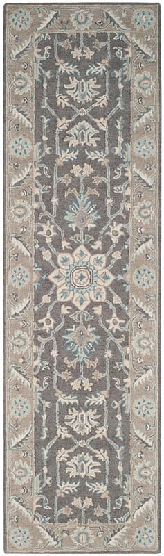 Safavieh Blossom Blm217A Dark Grey/Light Brown Rug - Safavieh - blm217a - 24