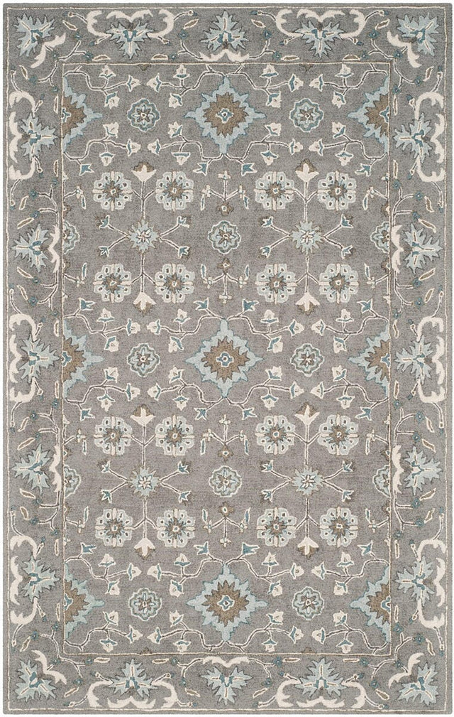 Safavieh Blossom Blm218A Grey Rug.