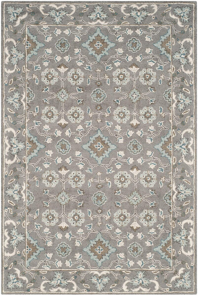 Safavieh Blossom Blm218A Grey Rug.