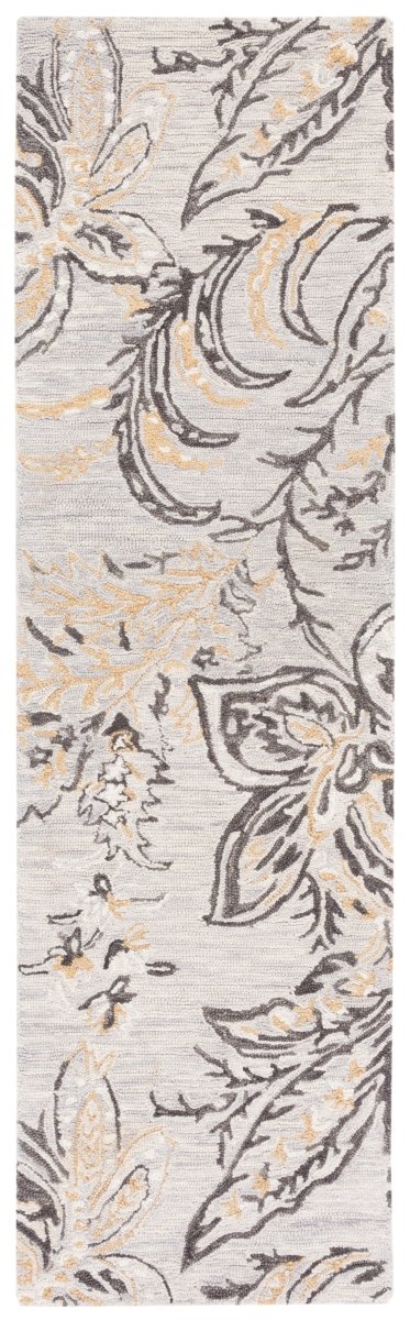 Safavieh Blossom Blm275F Grey/Yellow Rug - Safavieh - blm275f - 28