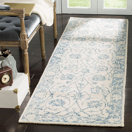 Safavieh Blossom Blm351A Ivory / Blue Rugs - Safavieh - blm351a - 6r