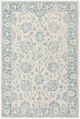 Safavieh Blossom Blm351A Ivory / Blue Rugs.