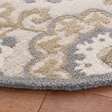 Safavieh Blossom Blm375F Grey/Beige Rug.