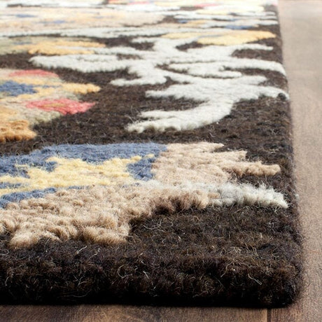 Safavieh Blossom Blm401A Charcoal/Multi Rug - Safavieh - blm401a - 2