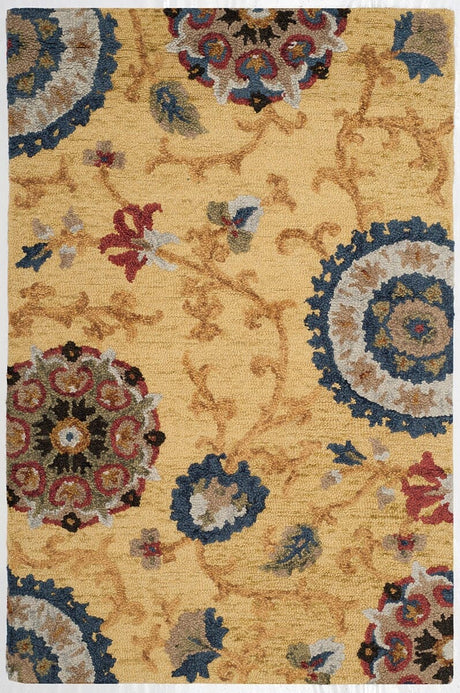 Safavieh Blossom Blm401B Gold/Multi Rug - Safavieh - blm401b - 28