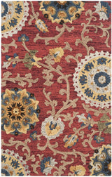 Safavieh Blossom Blm401C Red/Multi Rug.