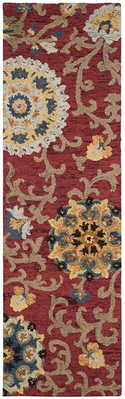 Safavieh Blossom Blm401C Red/Multi Rug.