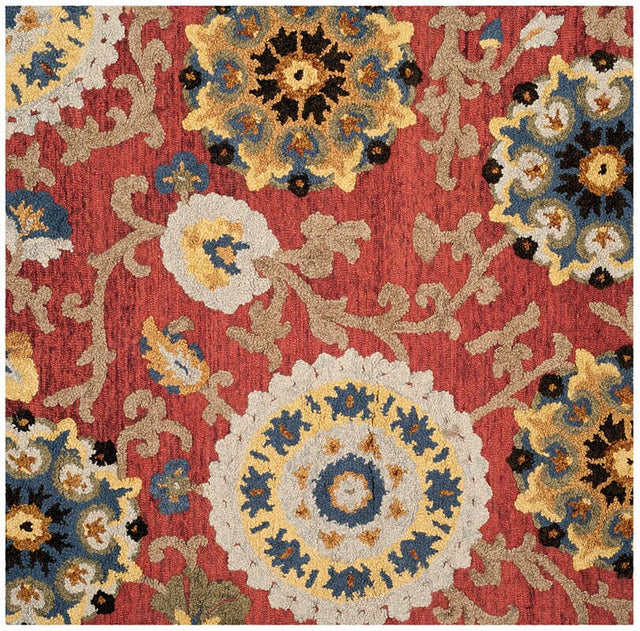 Safavieh Blossom Blm401C Red/Multi Rug.