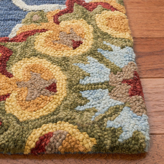 Safavieh Blossom Blm401N Navy/Multi Rug.