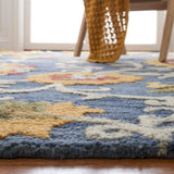 Safavieh Blossom Blm401N Navy/Multi Rug.