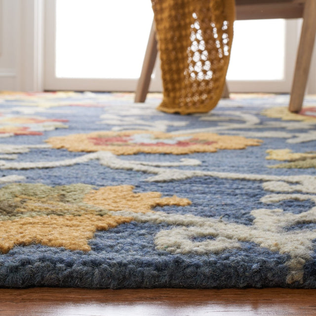 Safavieh Blossom Blm401N Navy/Multi Rug.