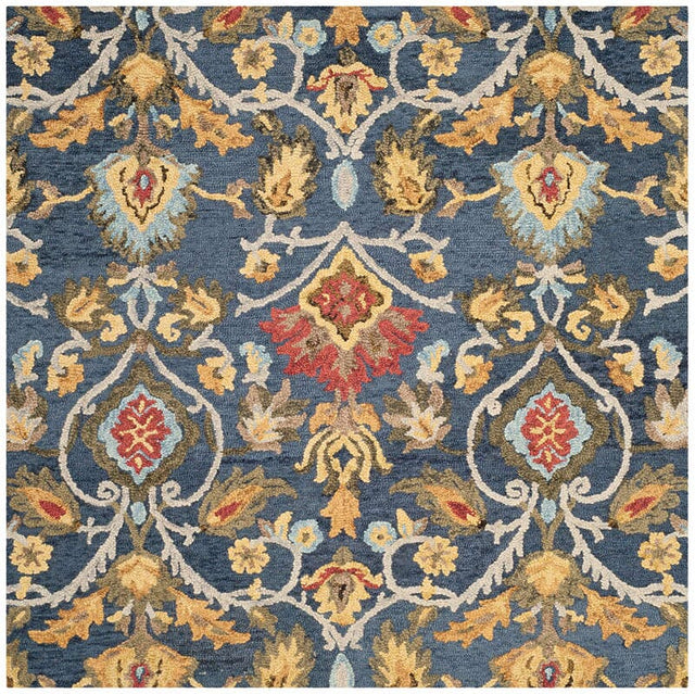 Safavieh Blossom Blm402A Navy/Multi Rug.